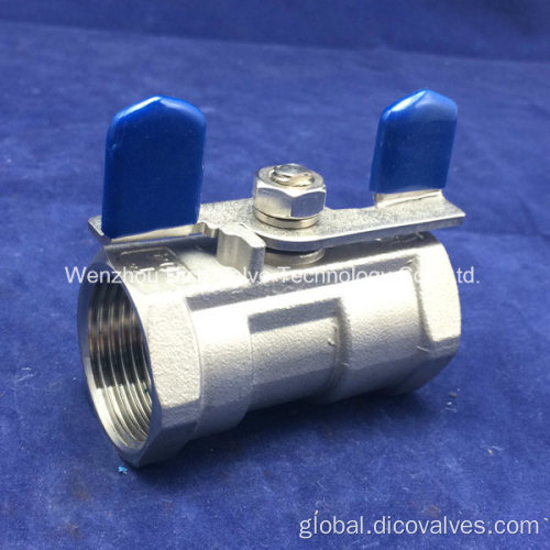 China wenzhou 1PC Butterfly Handle Ball Valve Supplier